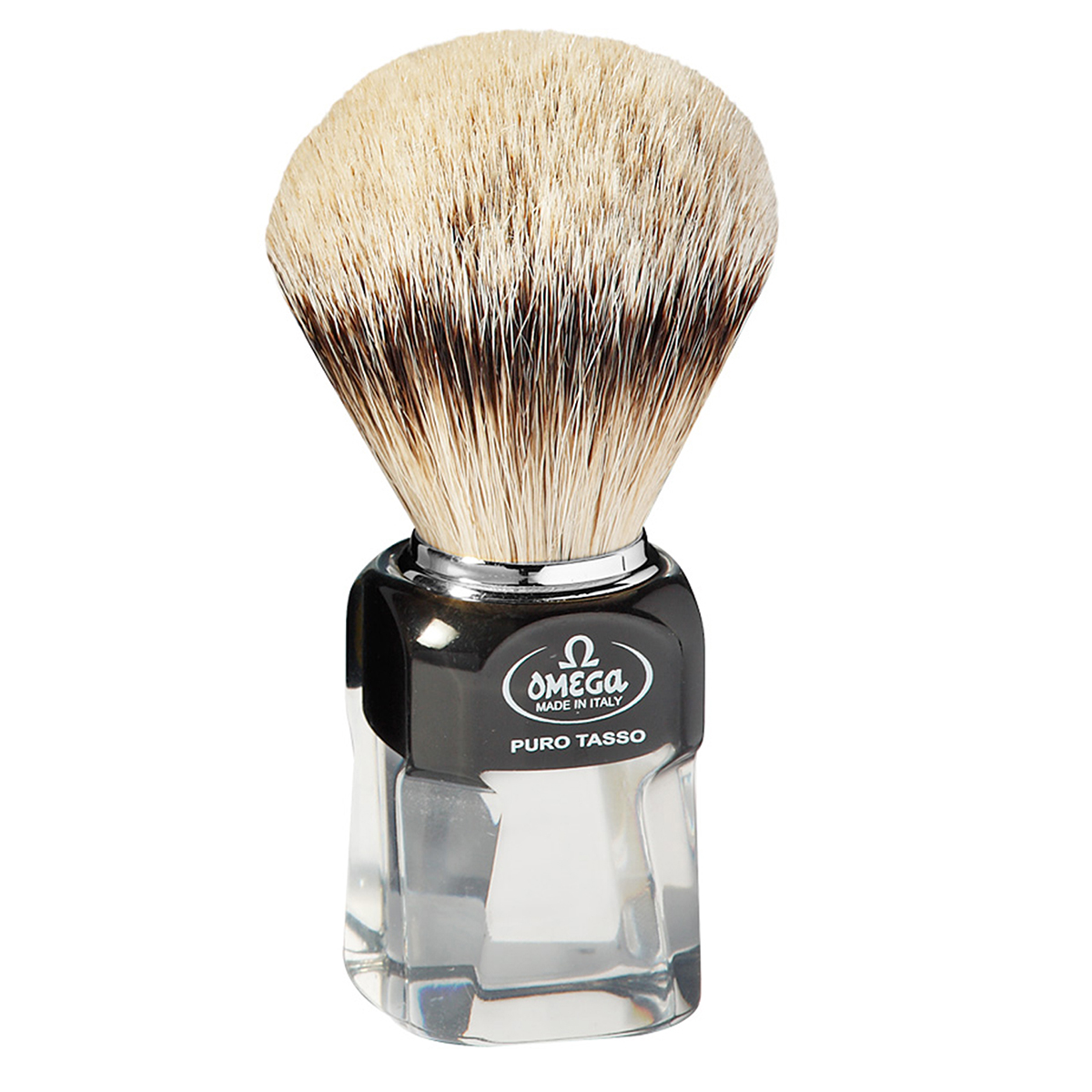 Omega Tıraş Fırçası % 100 Silvertip Porsuk Kılı 634