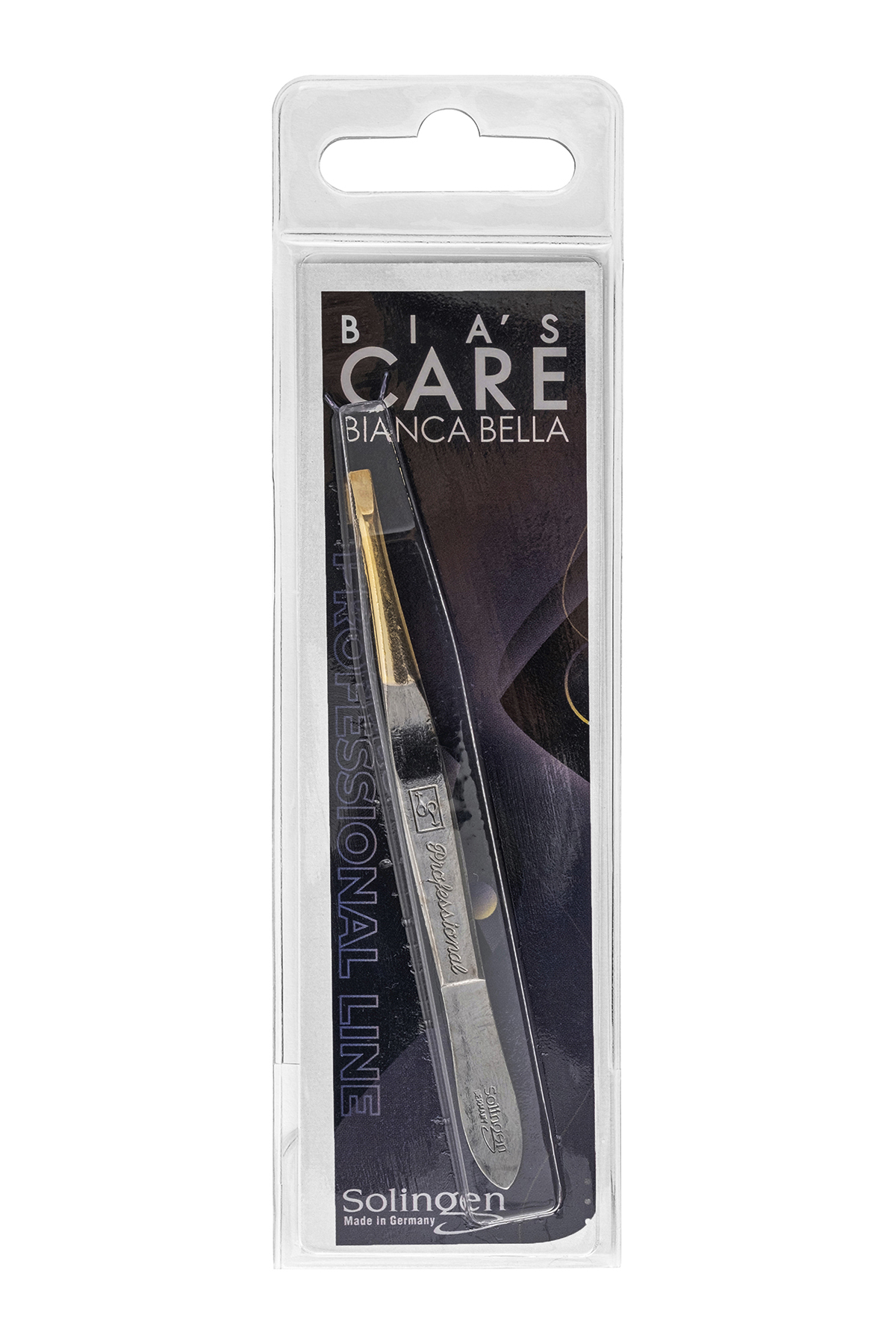 Bianca Bella Solingen Profesyonel Düz Ağızlı Cımbız Black Gold 4110