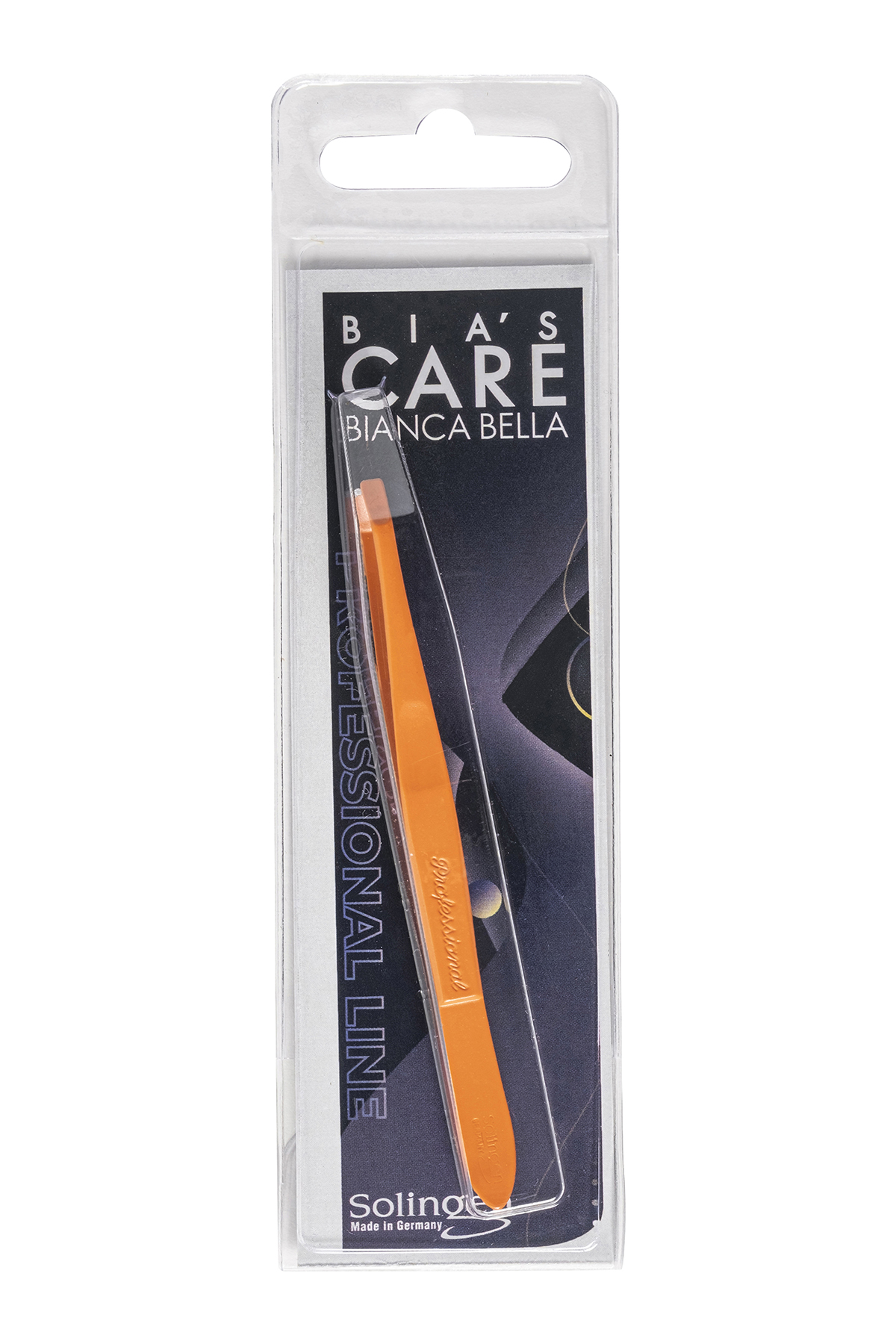 Bianca Bella Solingen Profesyonel Düz Ağızlı Cımbız Turuncu OR-4117