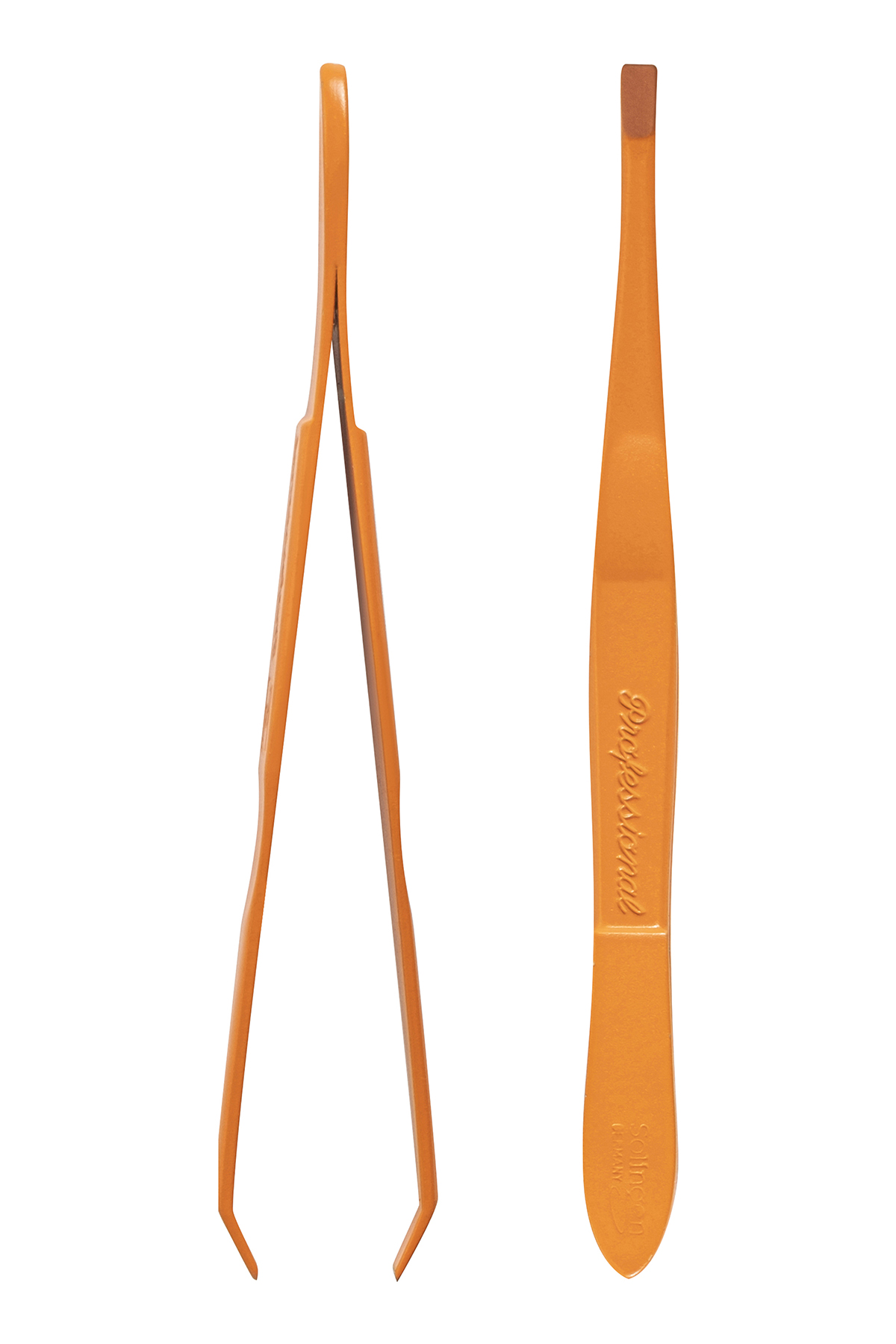 Bianca Bella Solingen Profesyonel Düz Ağızlı Cımbız Turuncu OR-4117