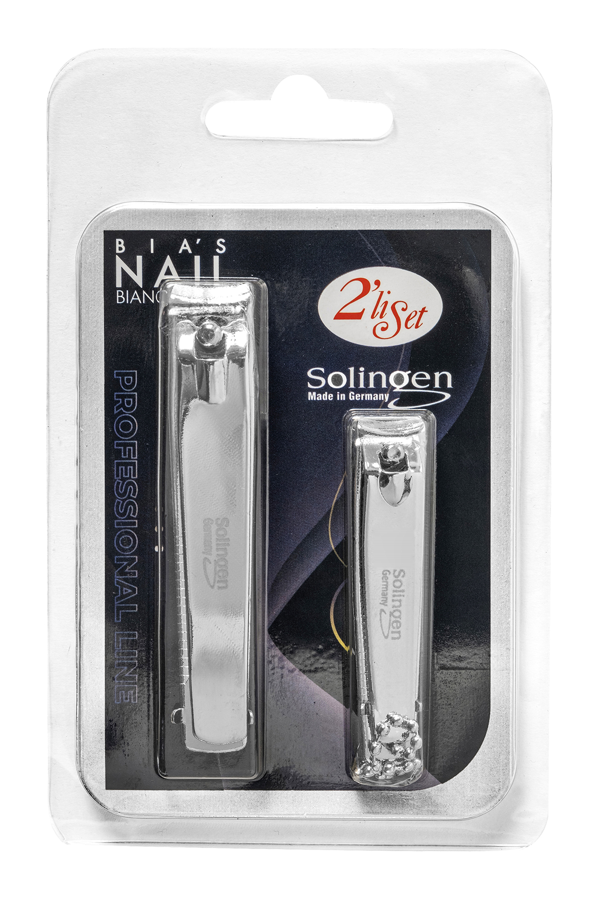 Bianca Bella Solingen Törpülü Tırnak Keski Nikel 2 li Set 4097