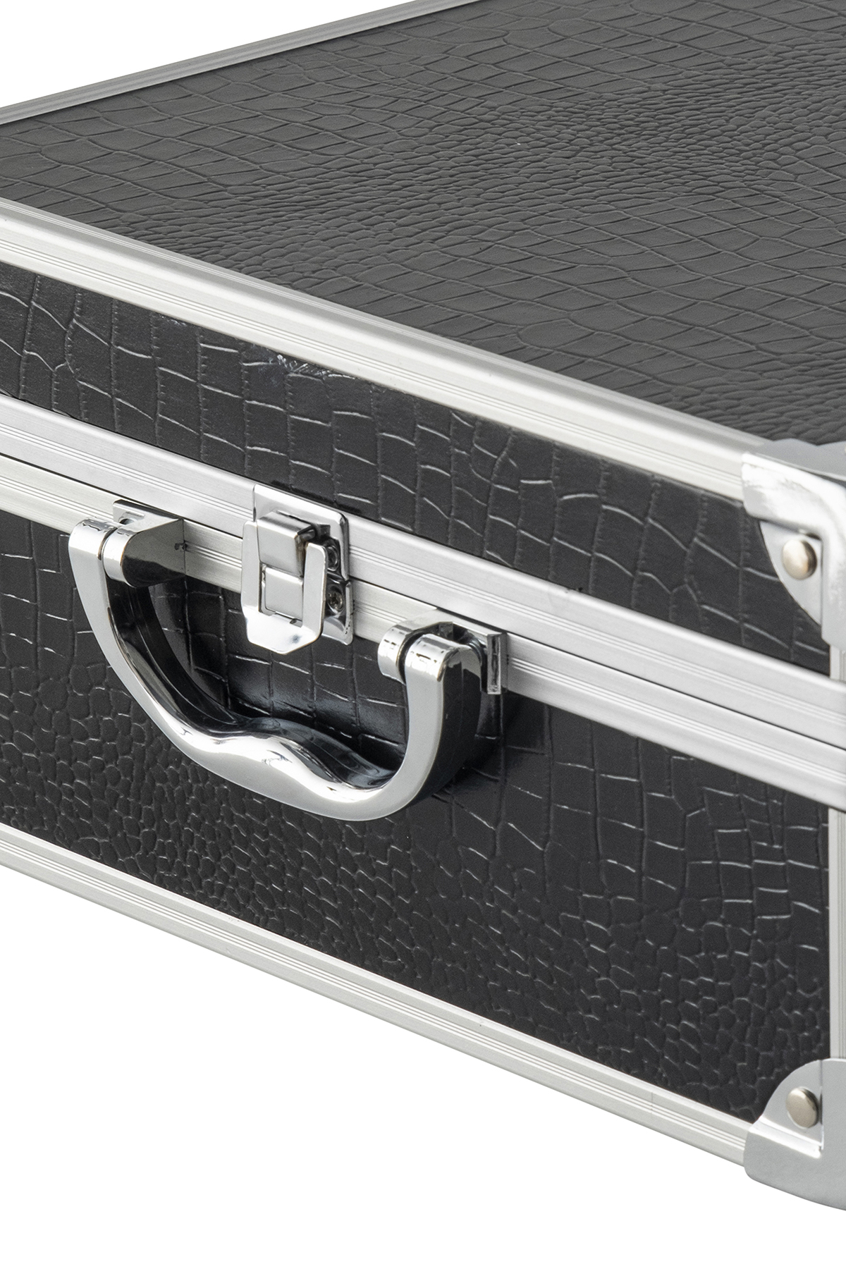 Bianca Bella Metal Aksesuar Ve Makyaj Çantası Siyah BL-81744