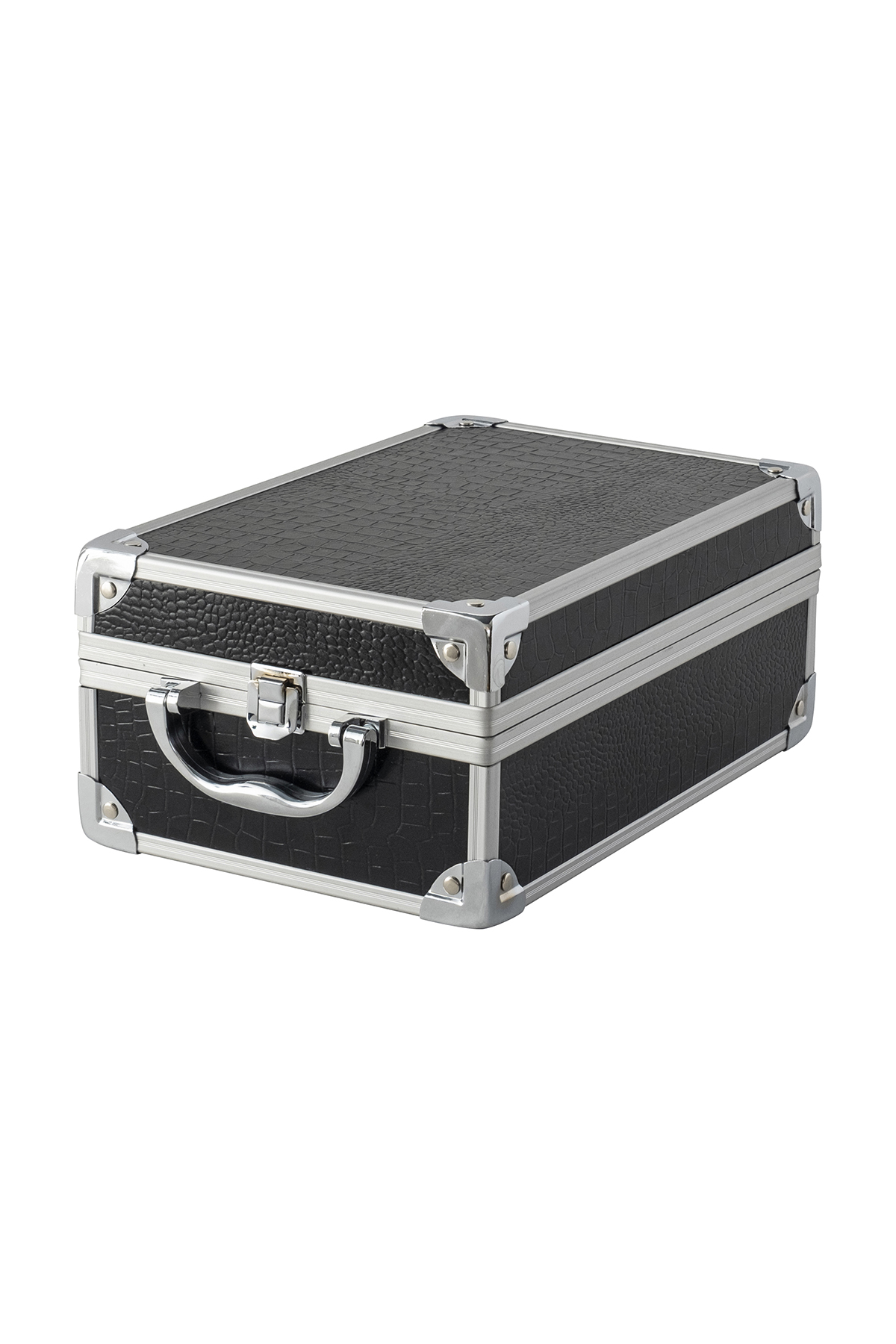 Bianca Bella Metal Aksesuar Ve Makyaj Çantası Siyah BL-83753