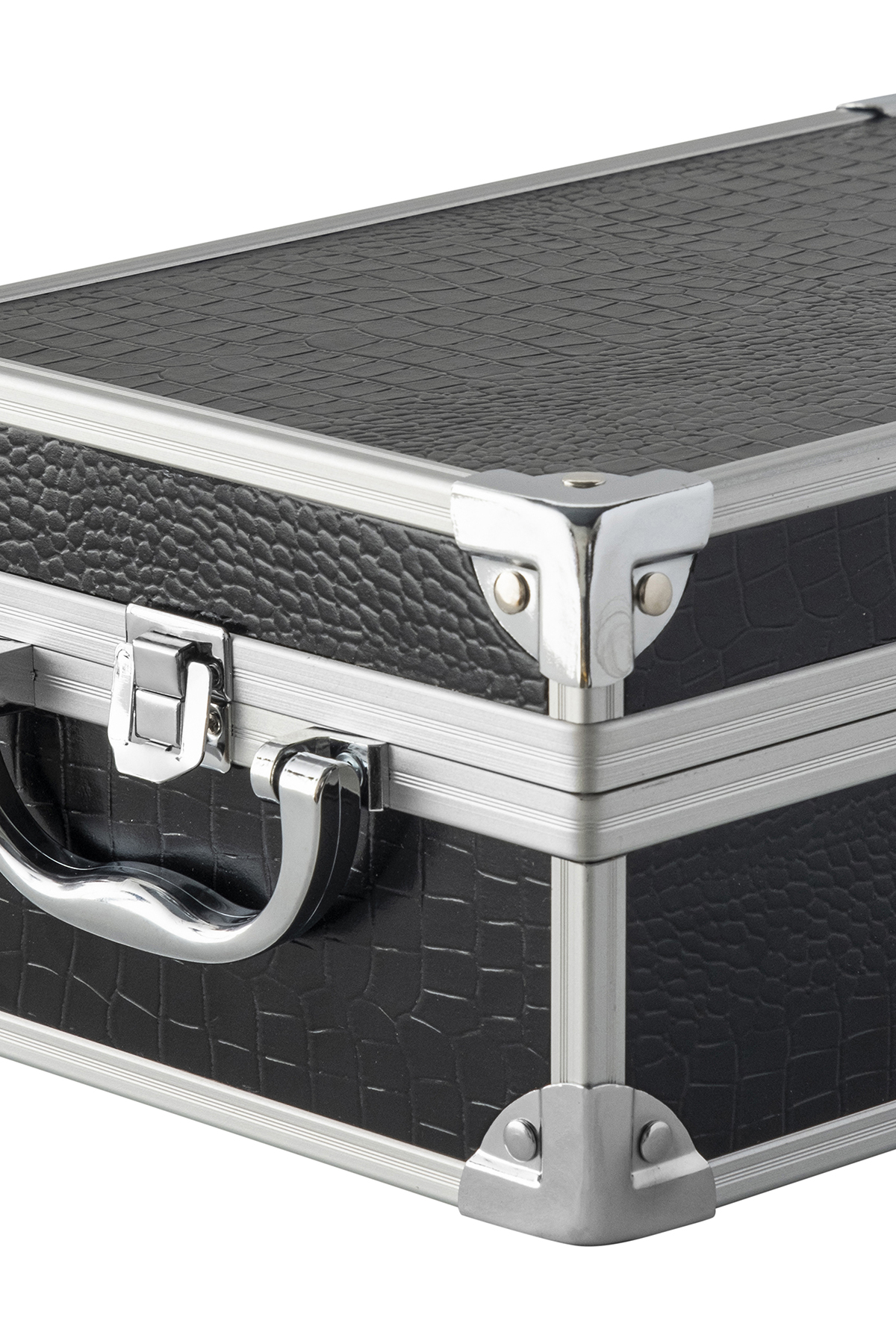 Bianca Bella Metal Aksesuar Ve Makyaj Çantası Siyah BL-83753