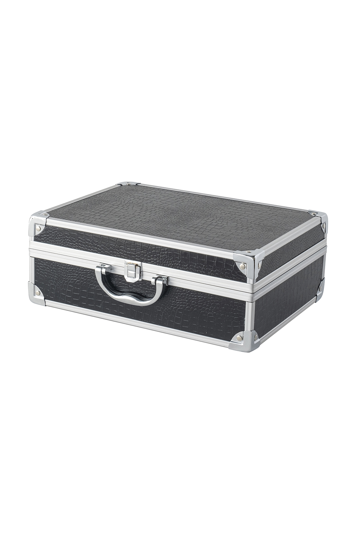 Bianca Bella Metal Aksesuar Ve Makyaj Çantası Siyah BL-84755