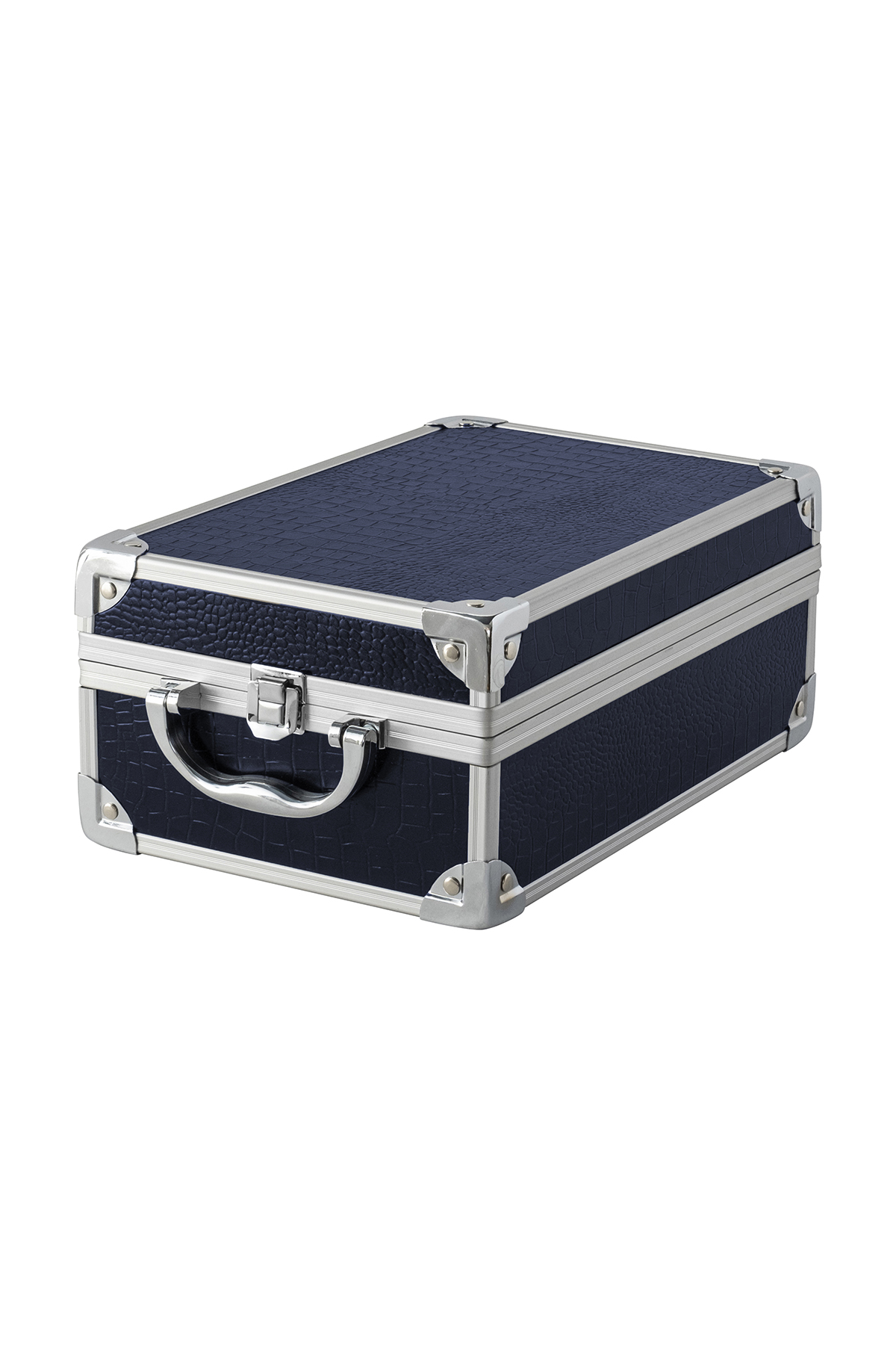 Bianca Bella Metal Aksesuar Ve Makyaj Çantası Lacivert NB-83754