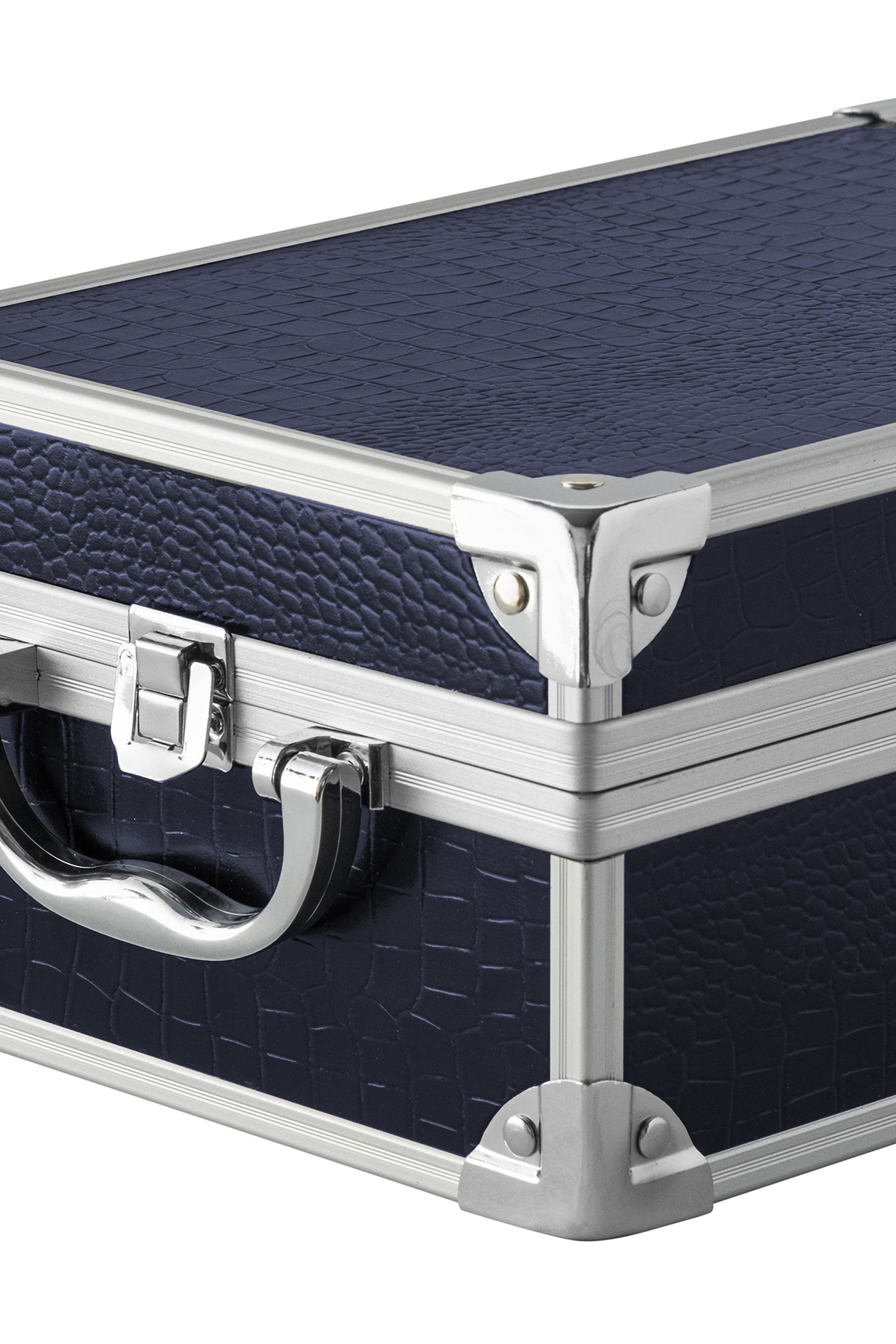 Bianca Bella Metal Aksesuar Ve Makyaj Çantası Lacivert NB-83754