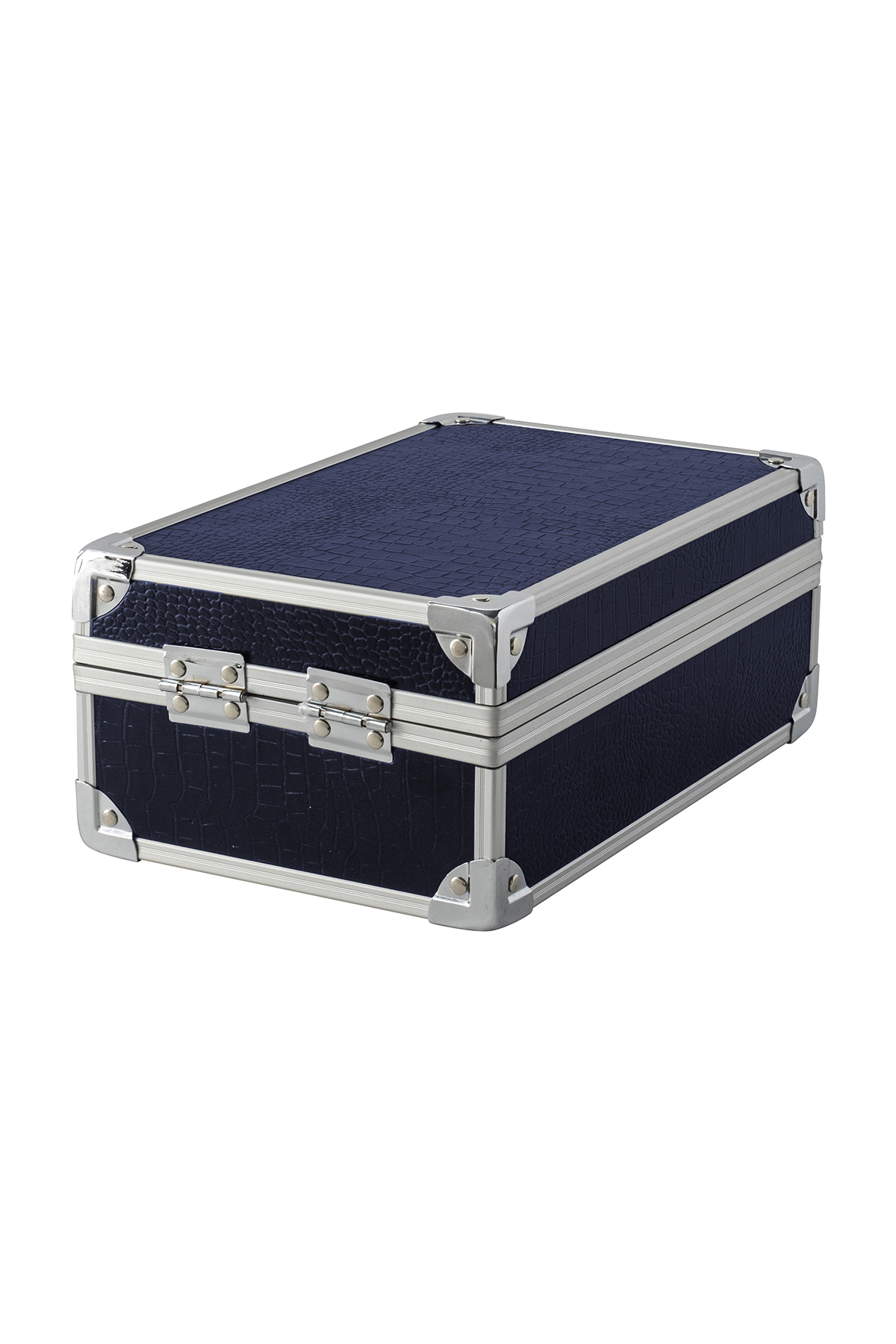 Bianca Bella Metal Aksesuar Ve Makyaj Çantası Lacivert NB-83754