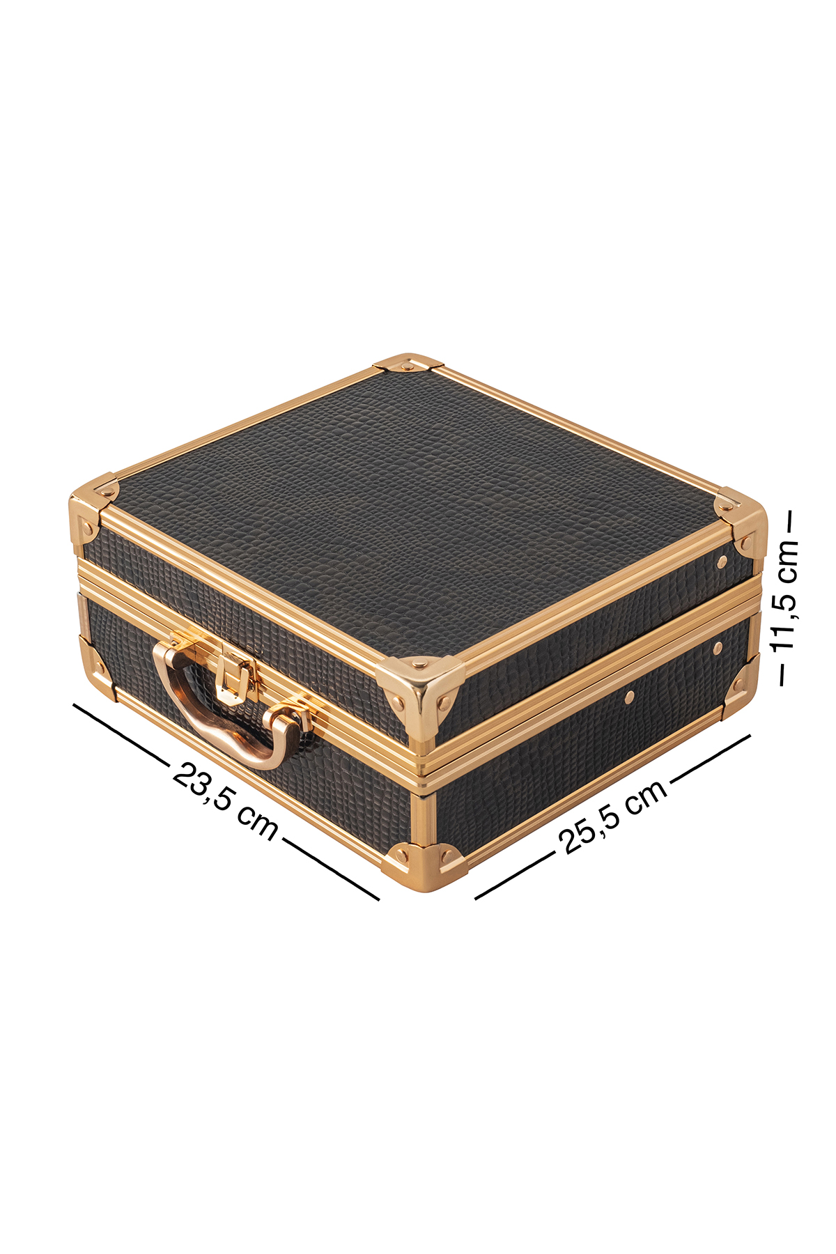 Bianca Bella Metal Aksesuar Ve Makyaj Çantası Rose Gold RG-82750