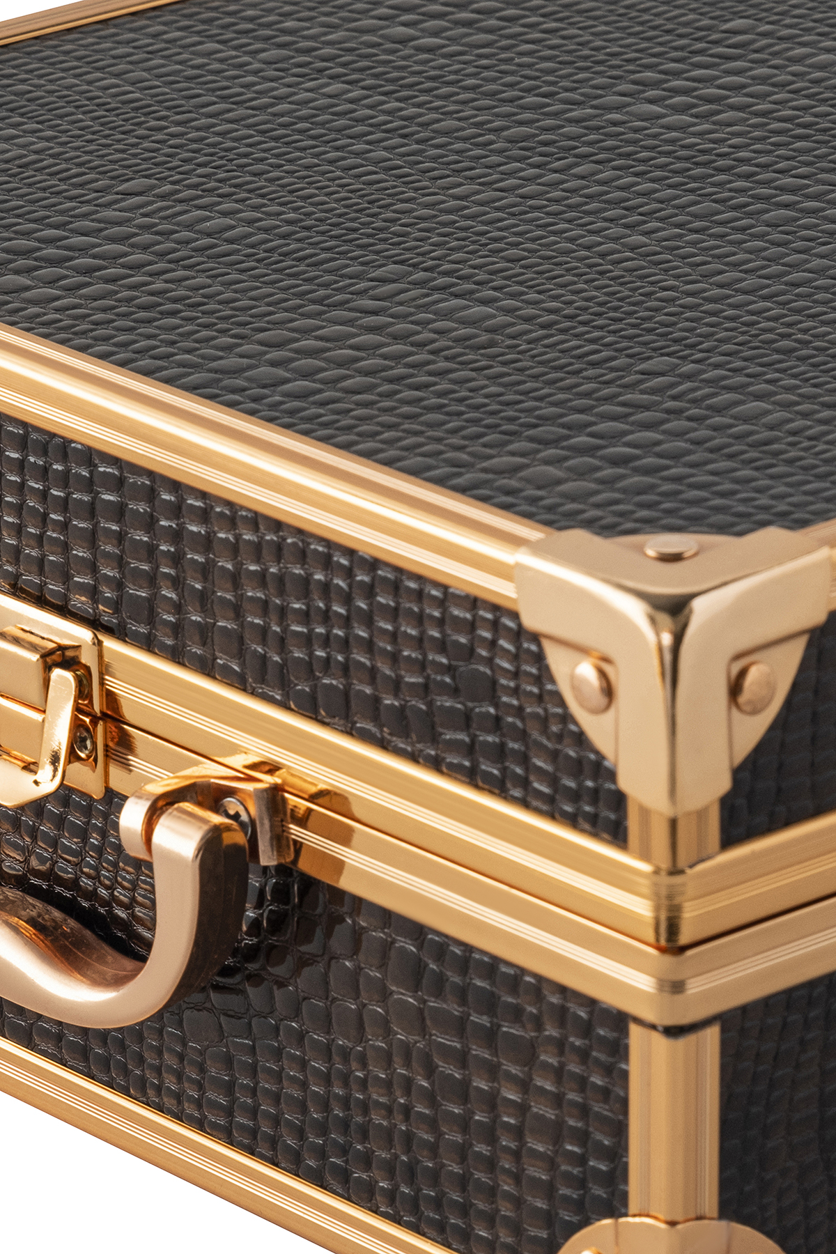 Bianca Bella Metal Aksesuar Ve Makyaj Çantası Rose Gold RG-82750