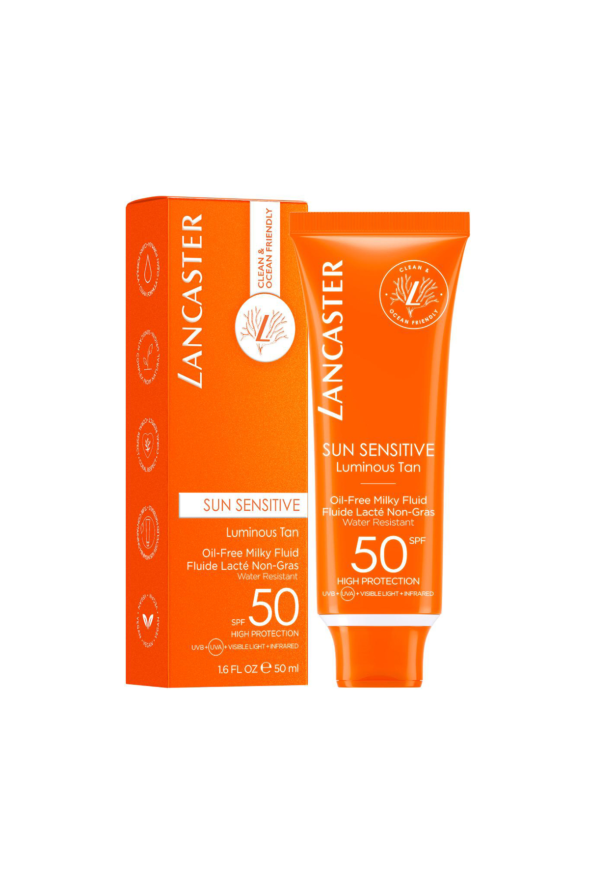 Lancaster Sun Sensitive Oil Free Milk Fluide Spf50 50 ml