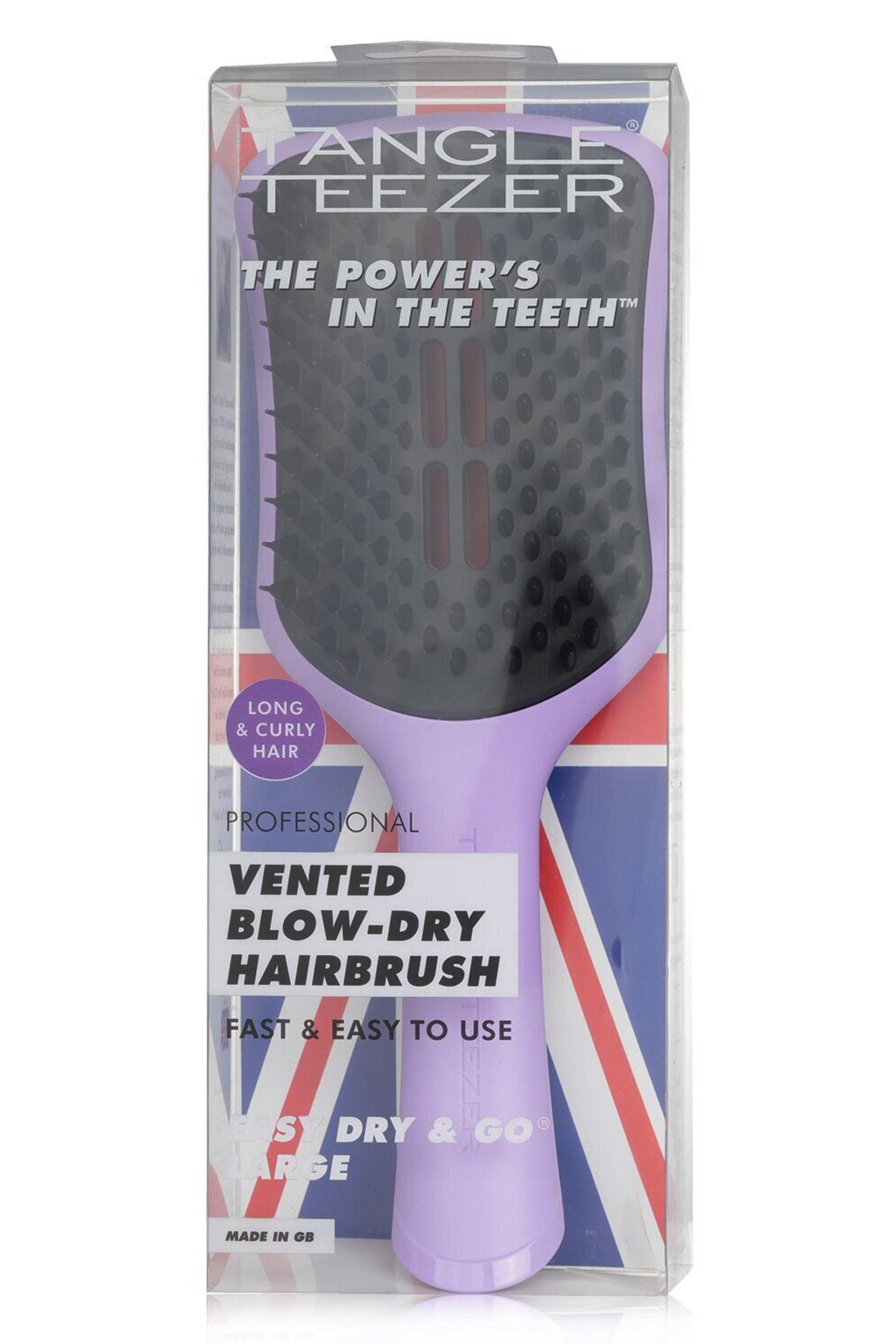 Tangle Teezer Easy Dry & Go Large Vented Lilac Cloud Saç ve Fön Fırçası