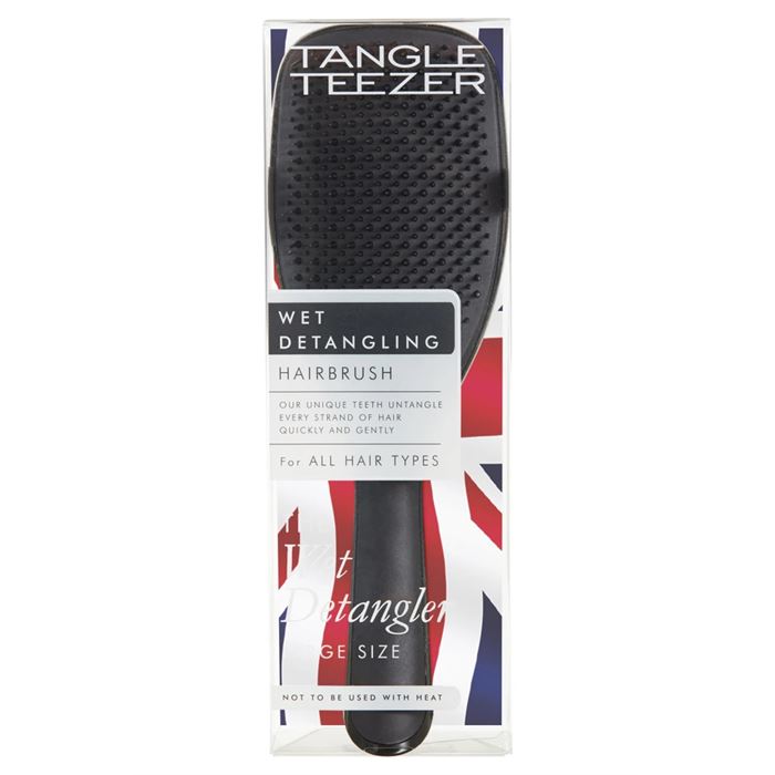 Tangle Teezer The Wet Detangler Large Black Gloss Saç Fırçası