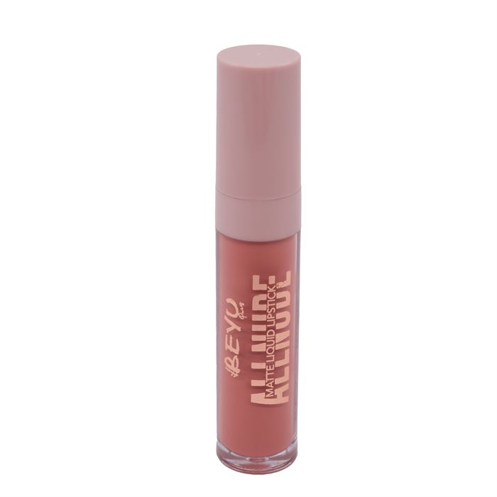 Beyu Deluxe All Nude Pembe Mat Kalıcı Likid Lipstick 01