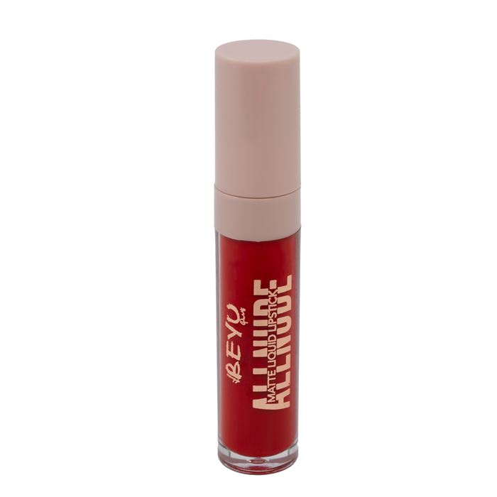 Beyu Deluxe All Nude Kırmızı Mat Kalıcı Likid Lipstick 07