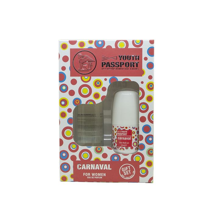 Youth Passport Carnaval Edp 75 ml + Deodorant Roll-on 60 ml Kadın Parfüm Seti