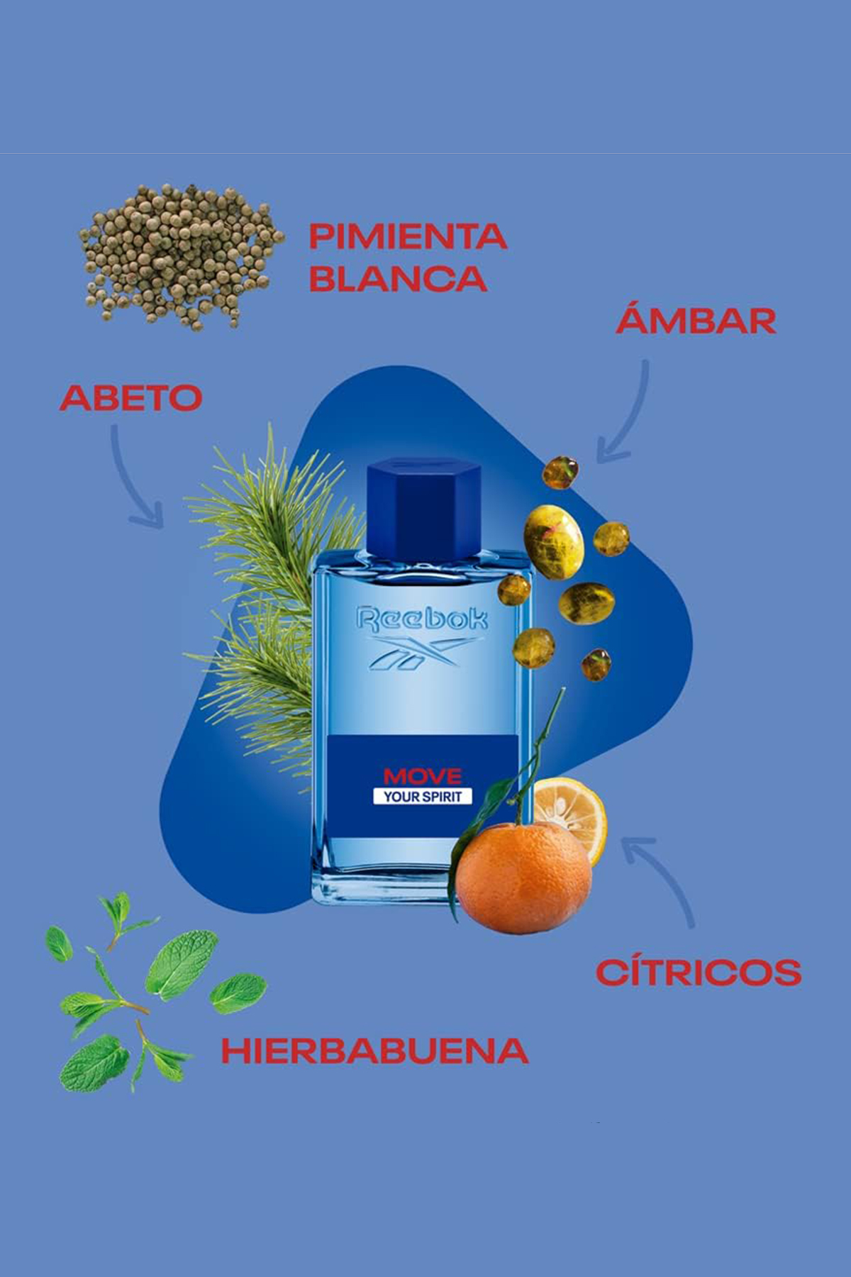 Reebok Move Your Spirit EDT 100 ml Erkek Parfüm