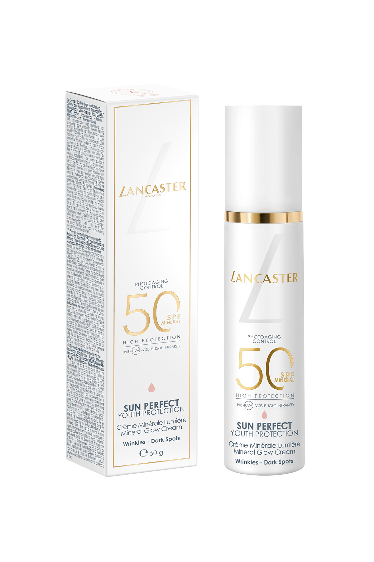 Lancaster Sun Perfect Işıltılı Renkli Yüz Güneş Kremi SPF50 50 ml
