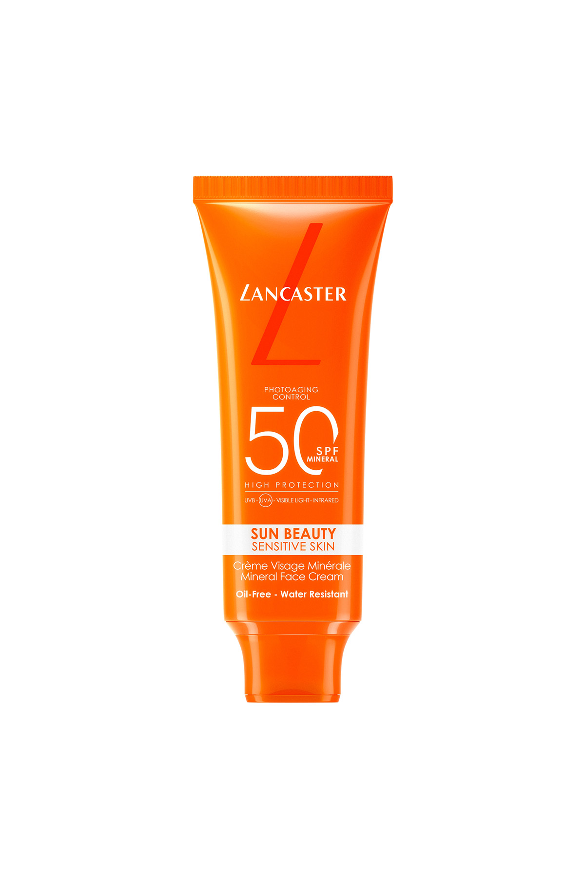 Lancaster Sun Beauty Hassas Cilt Mineral Yüz Kremi SPF50 50 ml